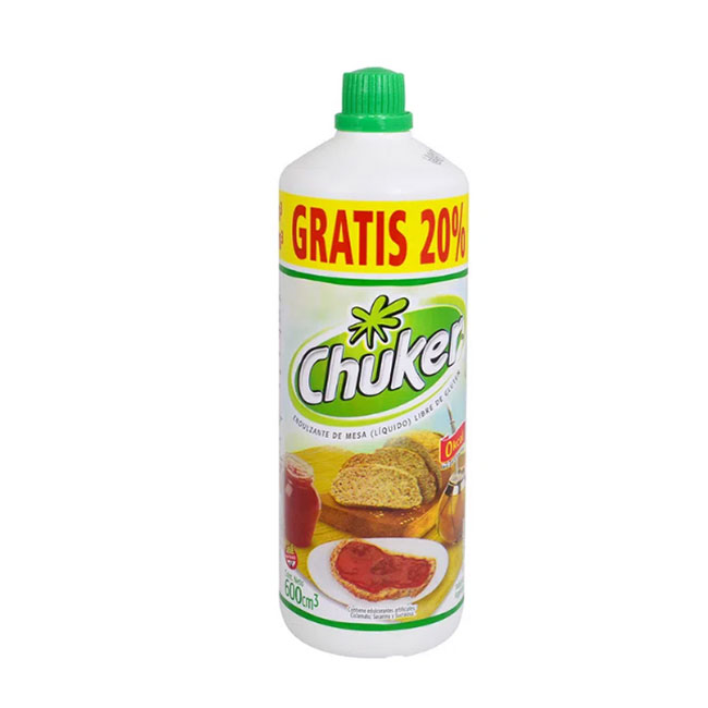 Edulcorante Chuker Liquido 600ml