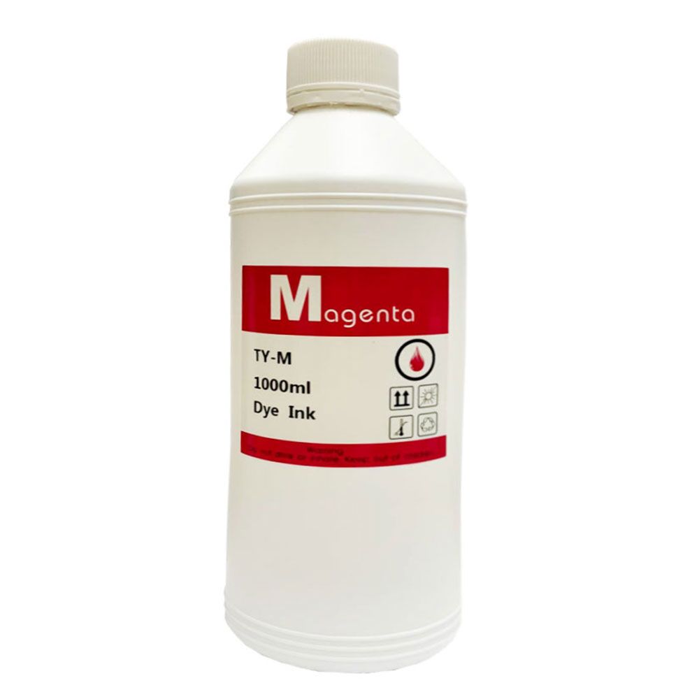 Tinta Universal para Impresoras Sistema Continuo 1 Litro Magenta Compatible