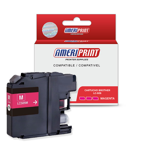 Cartucho Compatible Brother LC-505 Magenta DCPJ100 MFCJ200