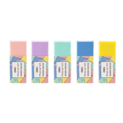 Goma de Borrar PVC Macaron Colores Deli