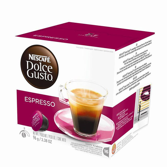 Café Nescafé Dolce Gusto Espresso x16 Cápsulas