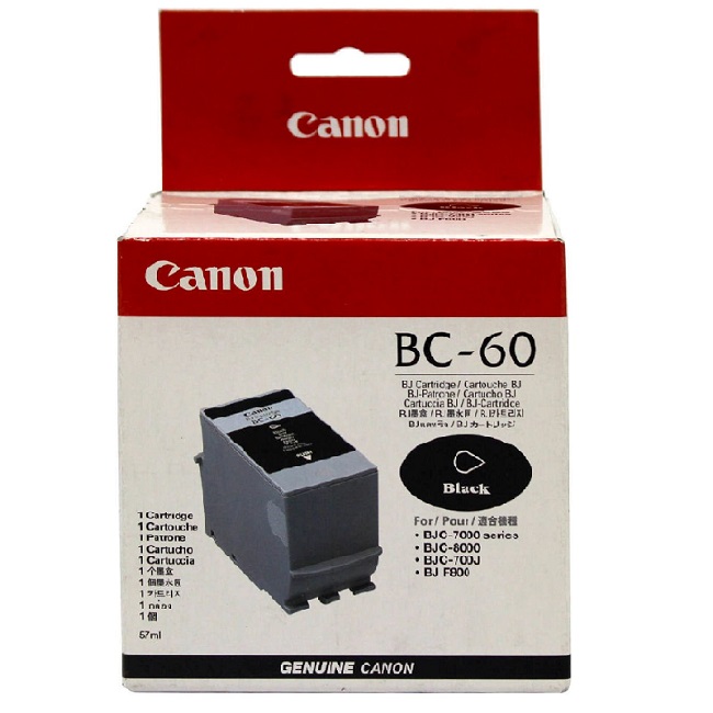 Cartucho Canon BC-60 BK