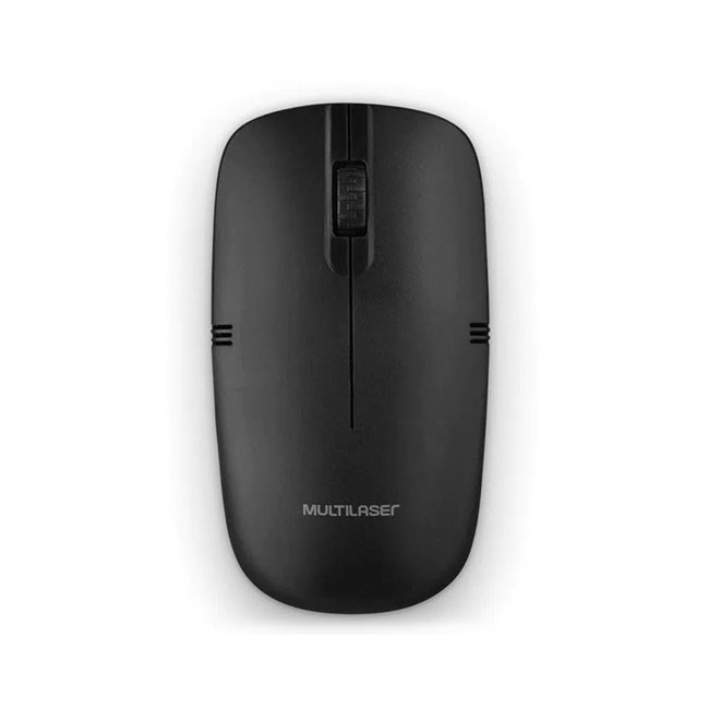 Mouse Inalámbrico Negro 1200 DPI Multilaser MO285