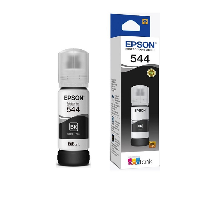 Botella de Tinta Original Epson T544 Negro L3110 L3150 