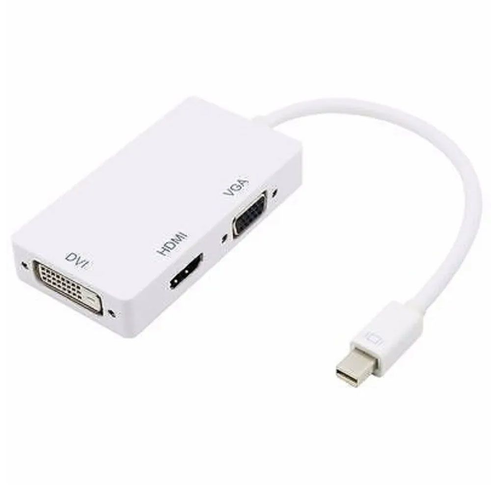 Adaptador Mini displayport a HDMI VGA DVI 