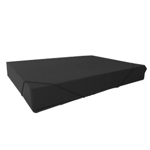 Carpeta Oficio 30mm negra con Elástico Polibras