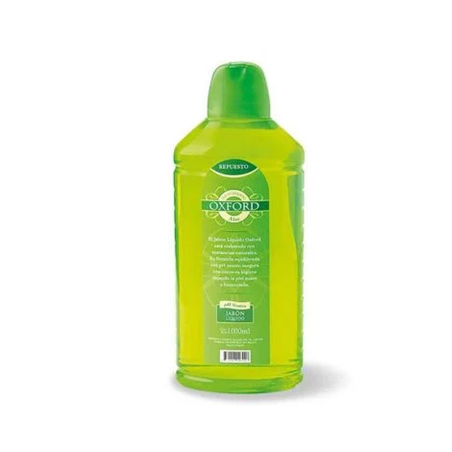 Repuesto Jabón Liquido para Manos Aloe 1L Oxford