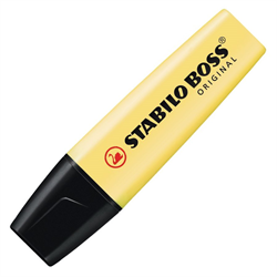 Resaltador Pastel Amarillo Stabilo Boss