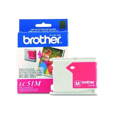 Cartucho Original Brother LC 51 Magenta DCP 130 230 330 