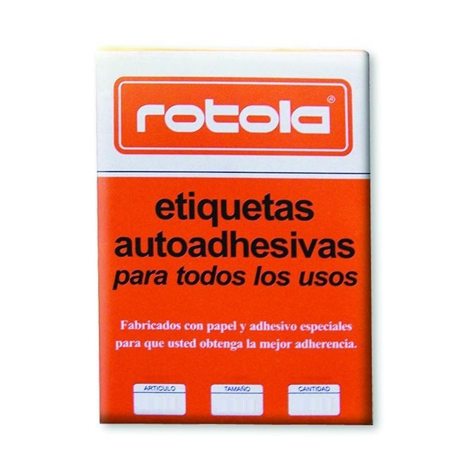 Etiqueta Manual 2310 Unidades 20 x 8 mm Rotola 