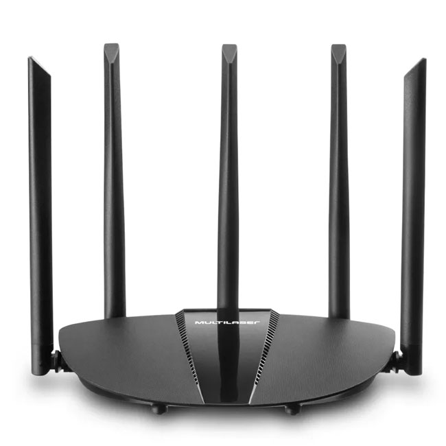 Router Gigabit 5 Antenas AC1200 Multilaser
RE017 