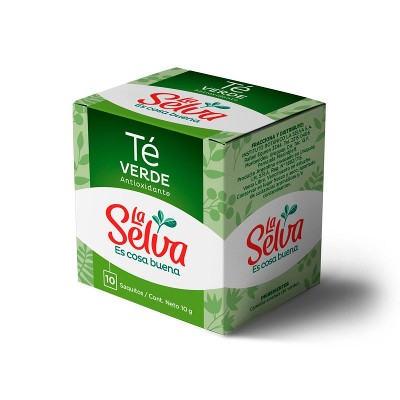 Té Verde La Selva x10 saquitos de 1g