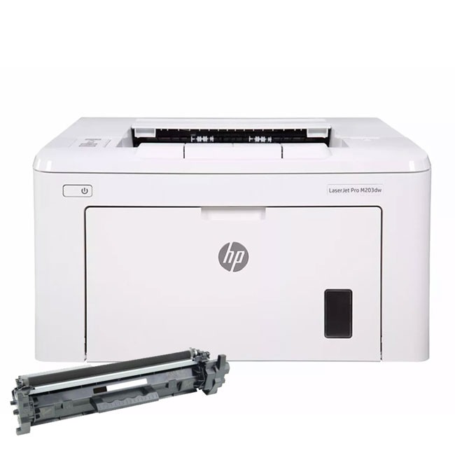 Impresora Láser HP M203DW Wifi Monocromática Doble Faz + Toner incluido 