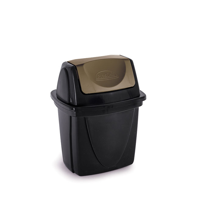 Papelera EcoBlack 6,5 lts Plasútil