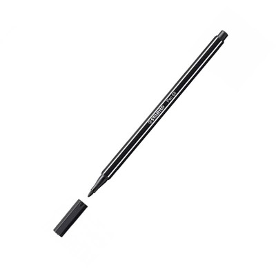 Marcador fino Negro Stabilo Pen 68