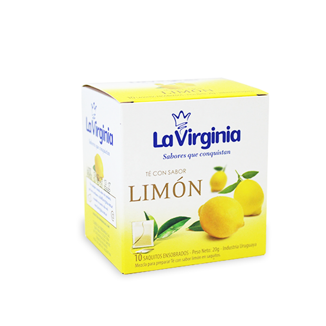 Té Limón La Virginia x10 de 2g 