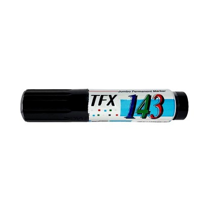 Marcador Permanente Grueso Negro Tex 143