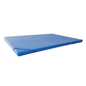 Carpeta Oficio 10mm azul con Elástico Polibras 