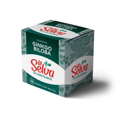 Té Ginkgo Biloba La Selva x10 saquitos de 1g