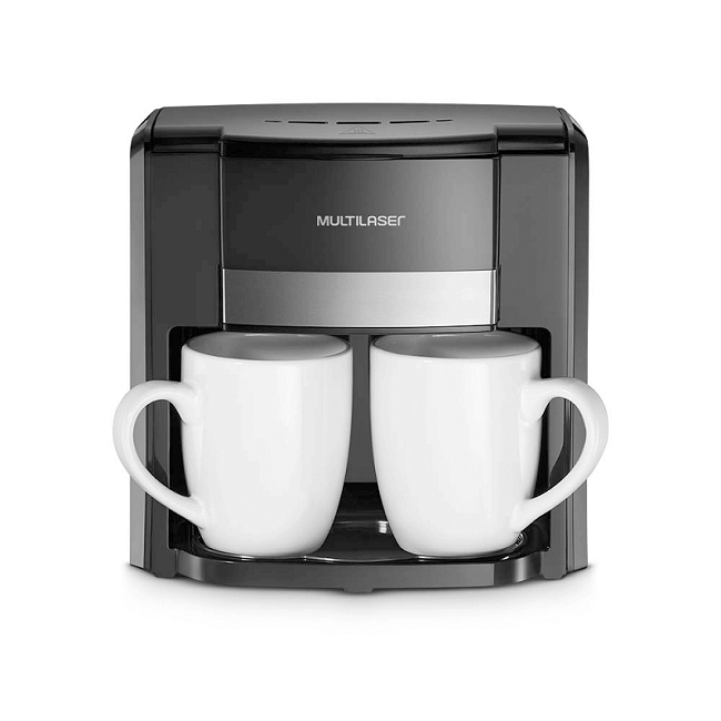 Cafetera Eléctrica Con 2 Tazas Multilaser BE010 Negra