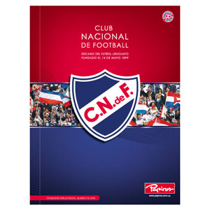 Cuaderno 48 Hojas Rayado Engrampado Nacional Papiros  