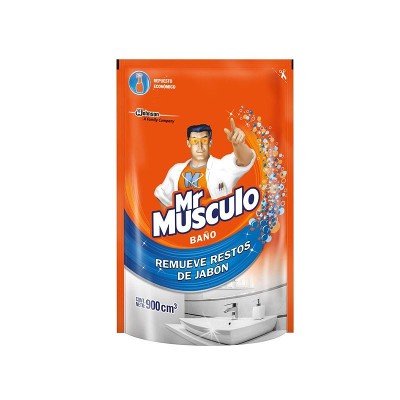 Limpiador Mr Musculo Para Baño Repuesto Económico 900ml