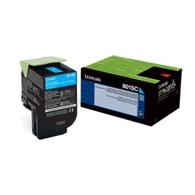 Toner Lexmark 808SC Original Cyan CX310/CX410/CX510