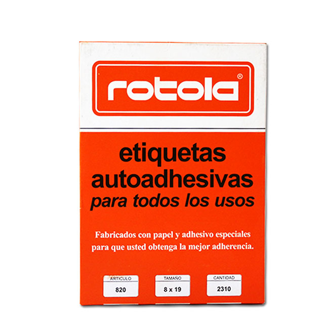Etiqueta Manual 350 Unidades 19 x 8 mm Rotola