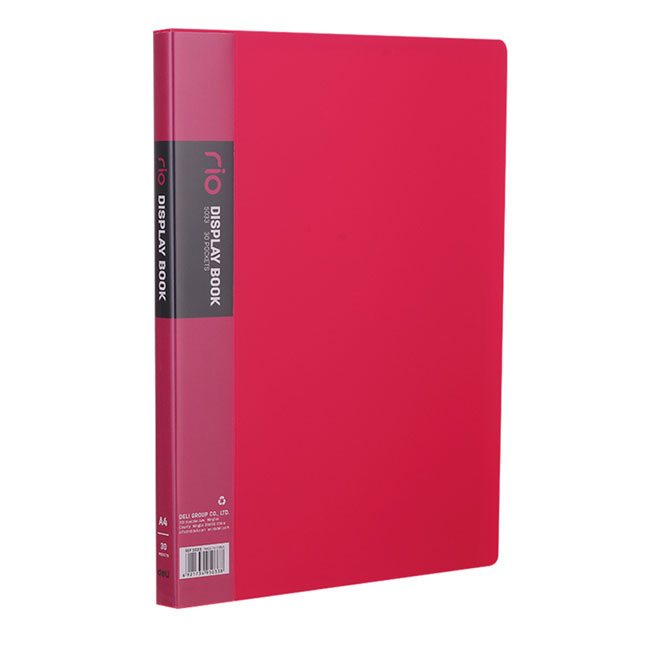 Carpeta 30 Fundas A4 Fucsia Deli 