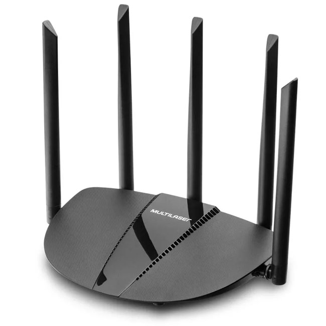 Router Gigabit 5 Antenas AC1200 Multilaser
RE017 