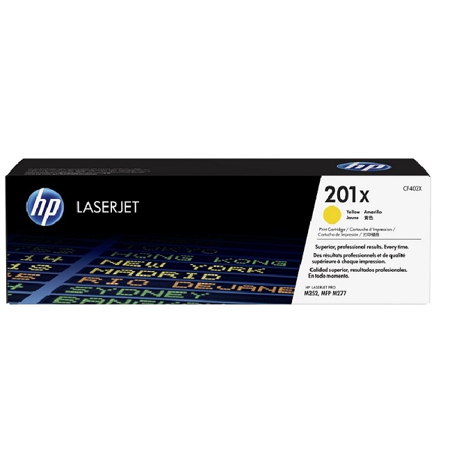 Toner HP CF402X (201X) Amarillo Original