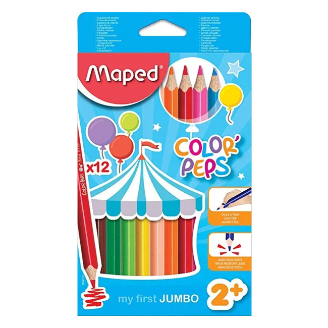 Lápices de Colores Gruesos x12 Maped