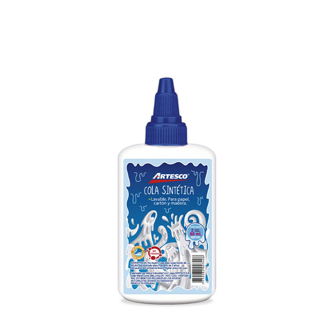 Adhesivo vinílico blanco 60ml Artesco