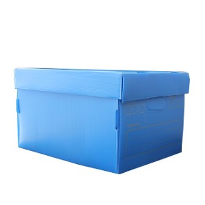 Caja Multiuso Lisa azul Polibras