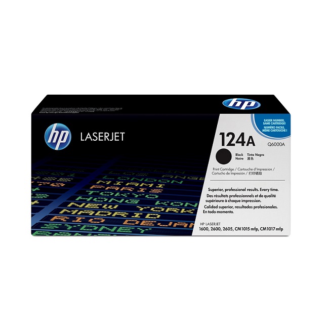 Toner Original Hp 124 A Negro 1600 2600 2605 260 1015 1017