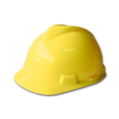 Casco con arnés ajustable amarillo