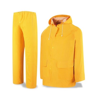 Equipo de Lluvia Pilot Conjunto Campera + Pantalón Amarillo 