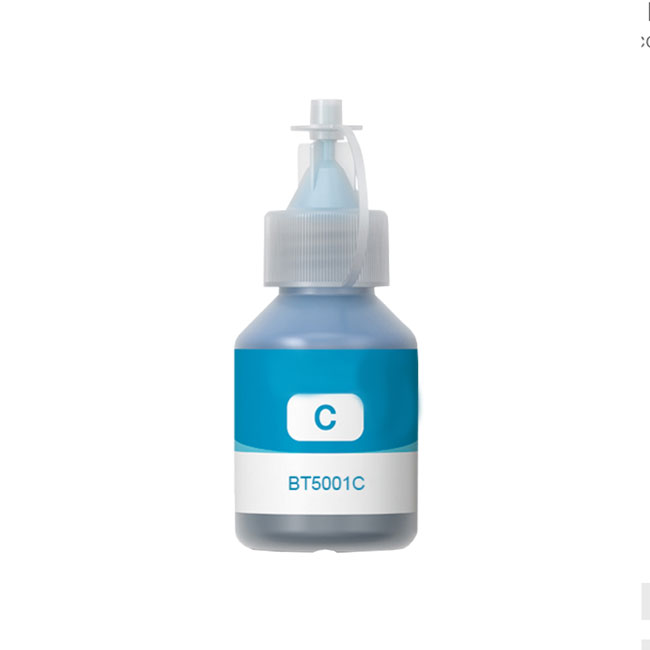 Tinta para Impresora Brother BT5001C Cyan T300 T500 Compatible