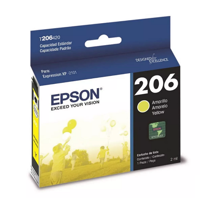 Cartucho Original Epson T206 Amarillo Xp-2101
