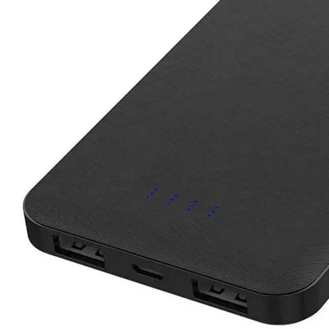 Power Bank Cargador USB Negro 10.000mAh Multilaser CB143