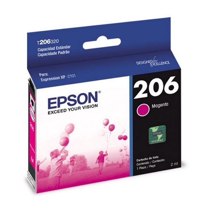 Cartucho Original Epson T206 Magenta  Xp-2101