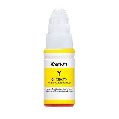 Tinta para Impresora Canon GI 190 Amarillo G2010 2110 2800 3100 1100 Original 