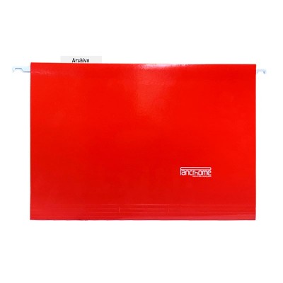 Carpeta Colgante Oficio con ventana Rojo Pancrhome