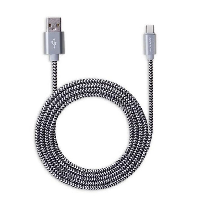 Cable USB Tipo C 1.5m Multilaser  WI345