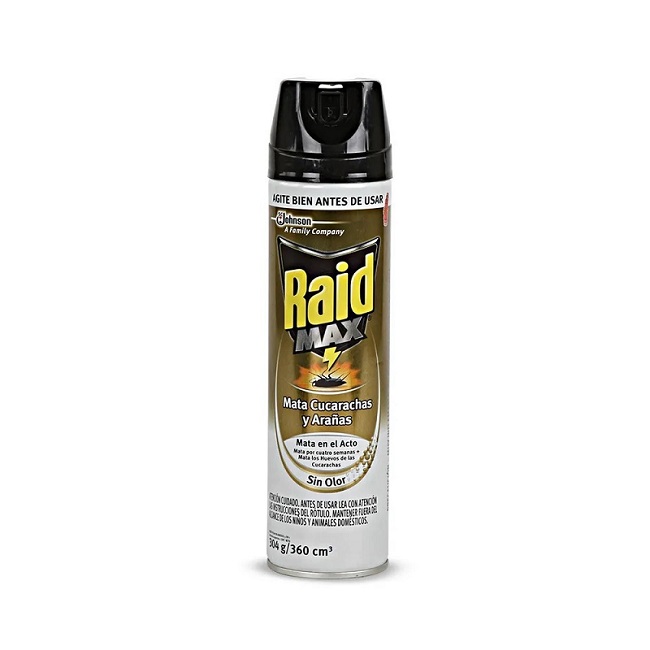 Insecticida en Aerosol para Cucarachas Raid Max
