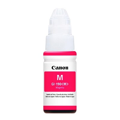 Tinta para Impresora Canon GI 190 Magenta G2010 2110 2800 3100 1100 Original