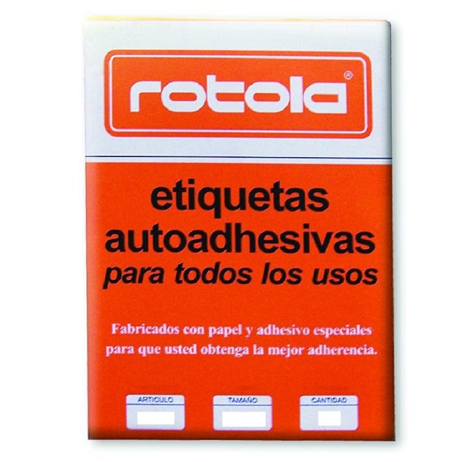 Etiqueta Manual 300 Unidades 50 x 30 mm Rotola 