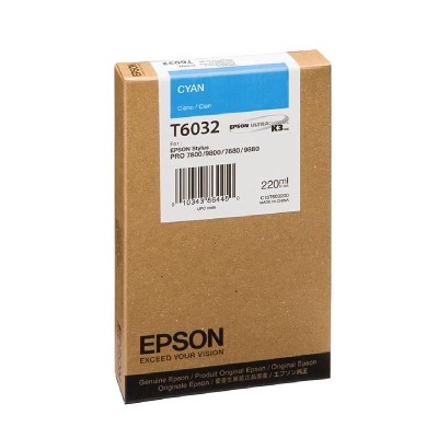 Cartucho Original Epson T 603200 Cyan 9880 9800 7800