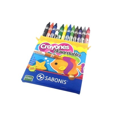 Crayones Acuarelables x12 Sabonis