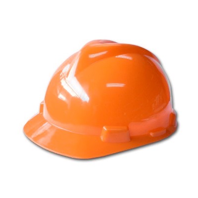 Casco con arnés ajustable naranja